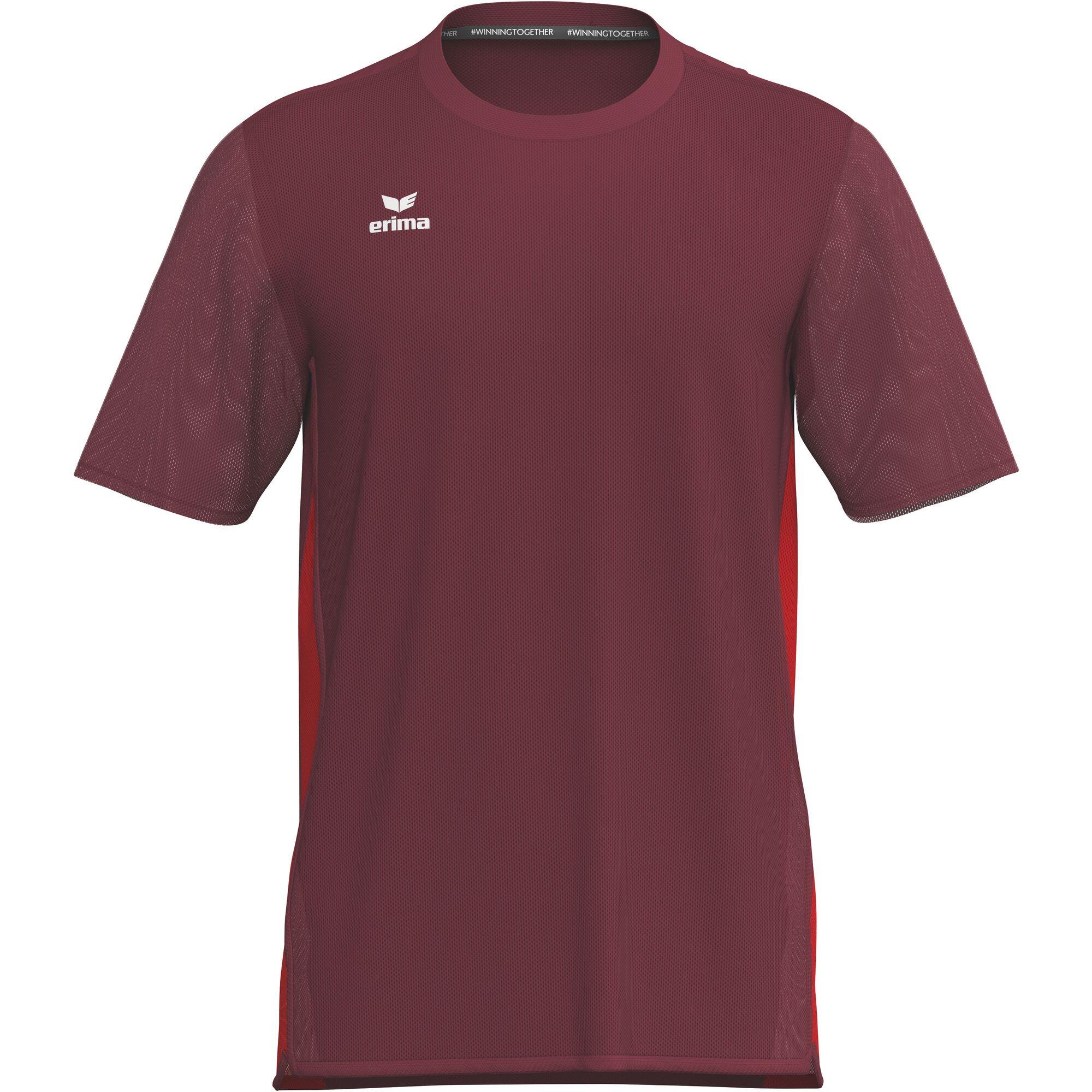 T-shirt Erima T&F Wings Function czerwony