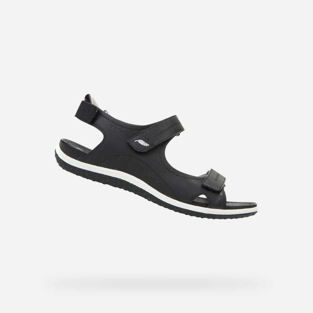 Sandały GEOX D SANDAL VEGA A Czarny