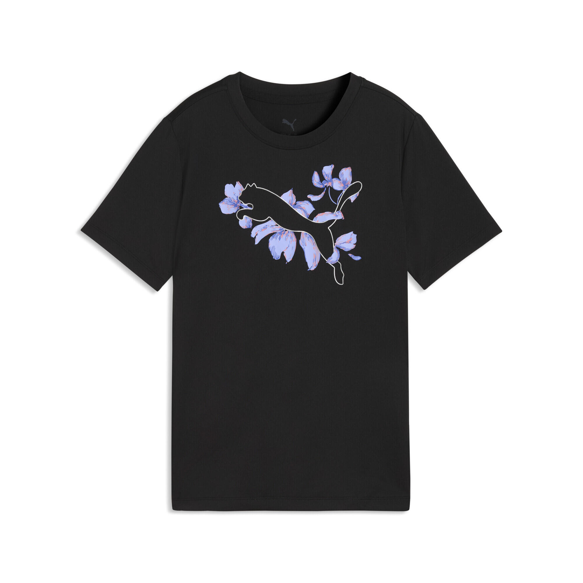 Młodzieżowa koszulka treningowa Essentials z logo i grafiką PUMA