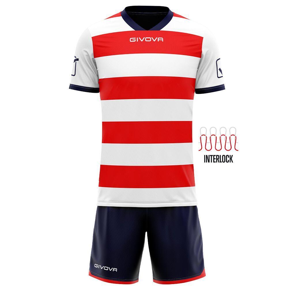 Sports Set Givova Rugby White-red Blue