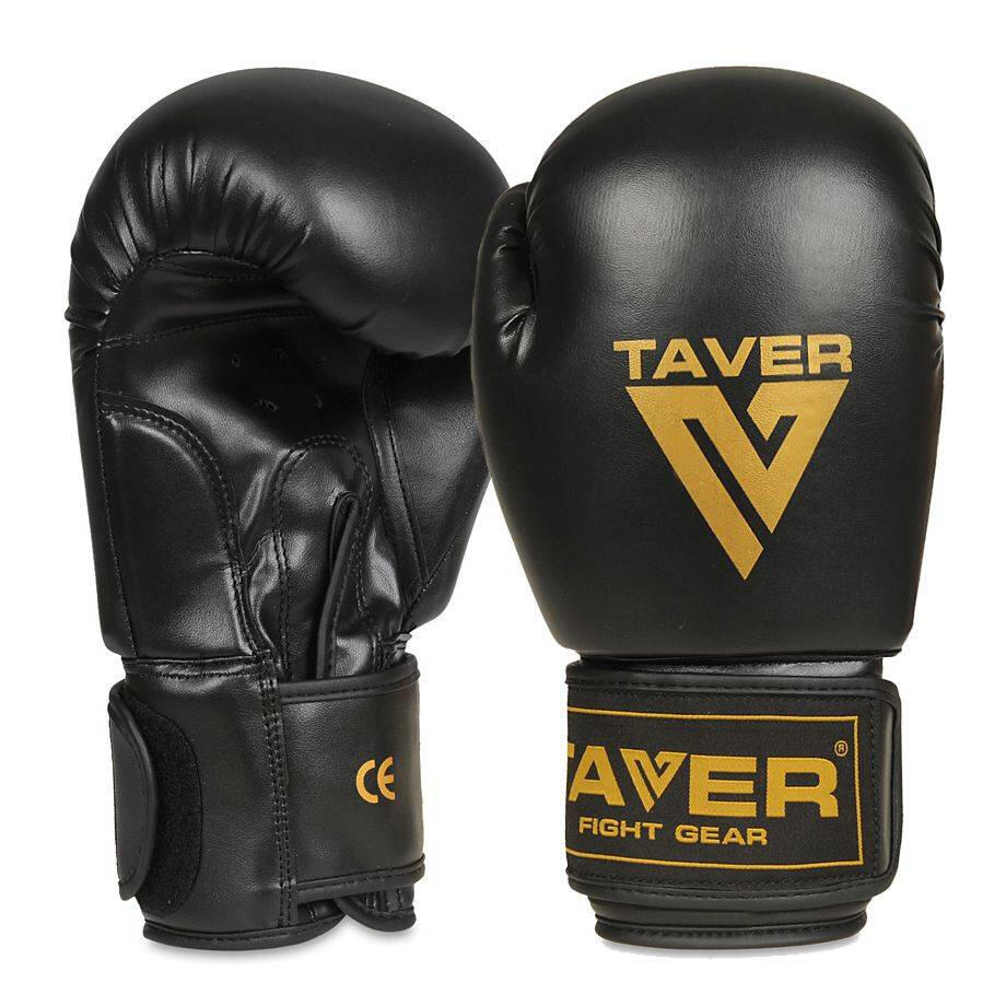 Rękawice bokserskie sparingowe TAVER Gold DBX Bushido
