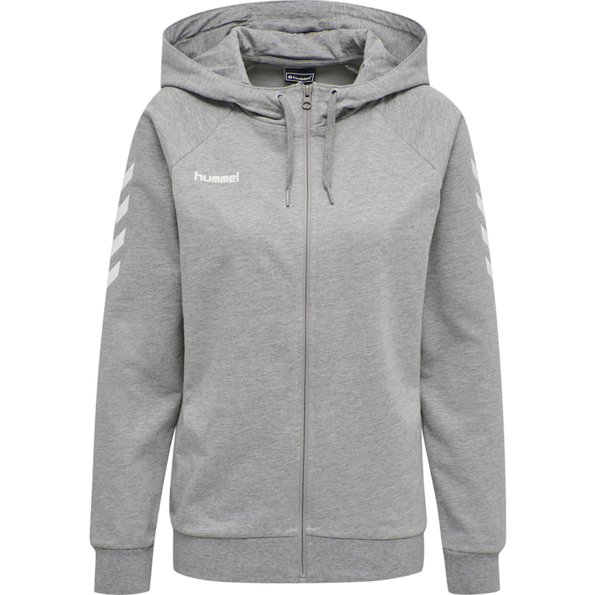 HUMMEL bluza damska bawełniana rozpinana z kapturem HMLGO COTTON ZIP