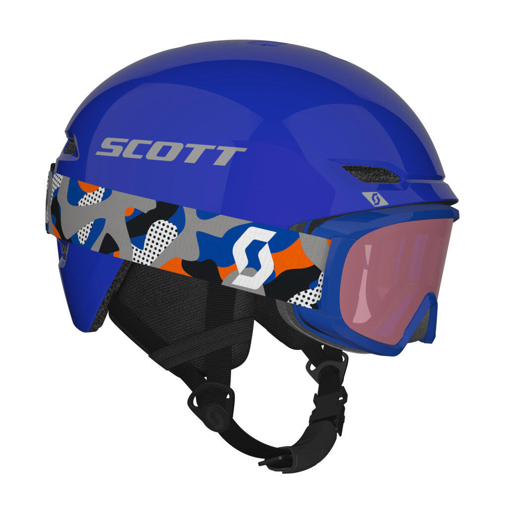 Kask narciarski Scott Keeper 2 + okulary Scott Witty - Niebieski/Szary