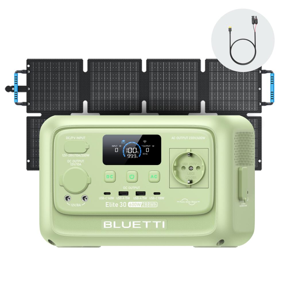 Generator słoneczny Elite 30 V2 + 60W panel słoneczny, 288Wh stacja na kemping