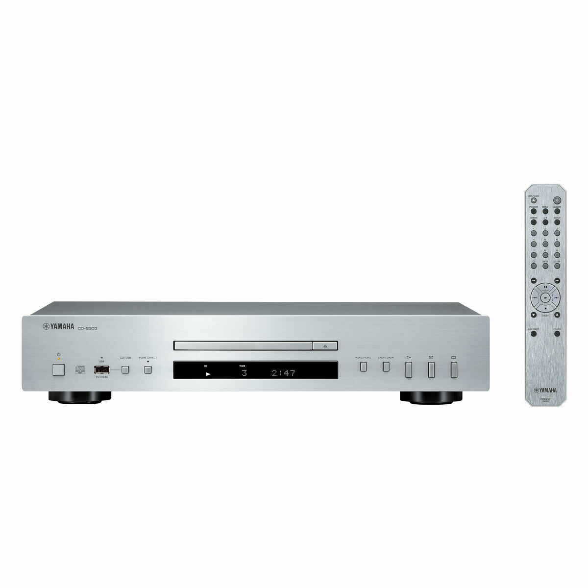 Odtwarzacz CD/MP3 YAMAHA CD-S303 Srebrzysty