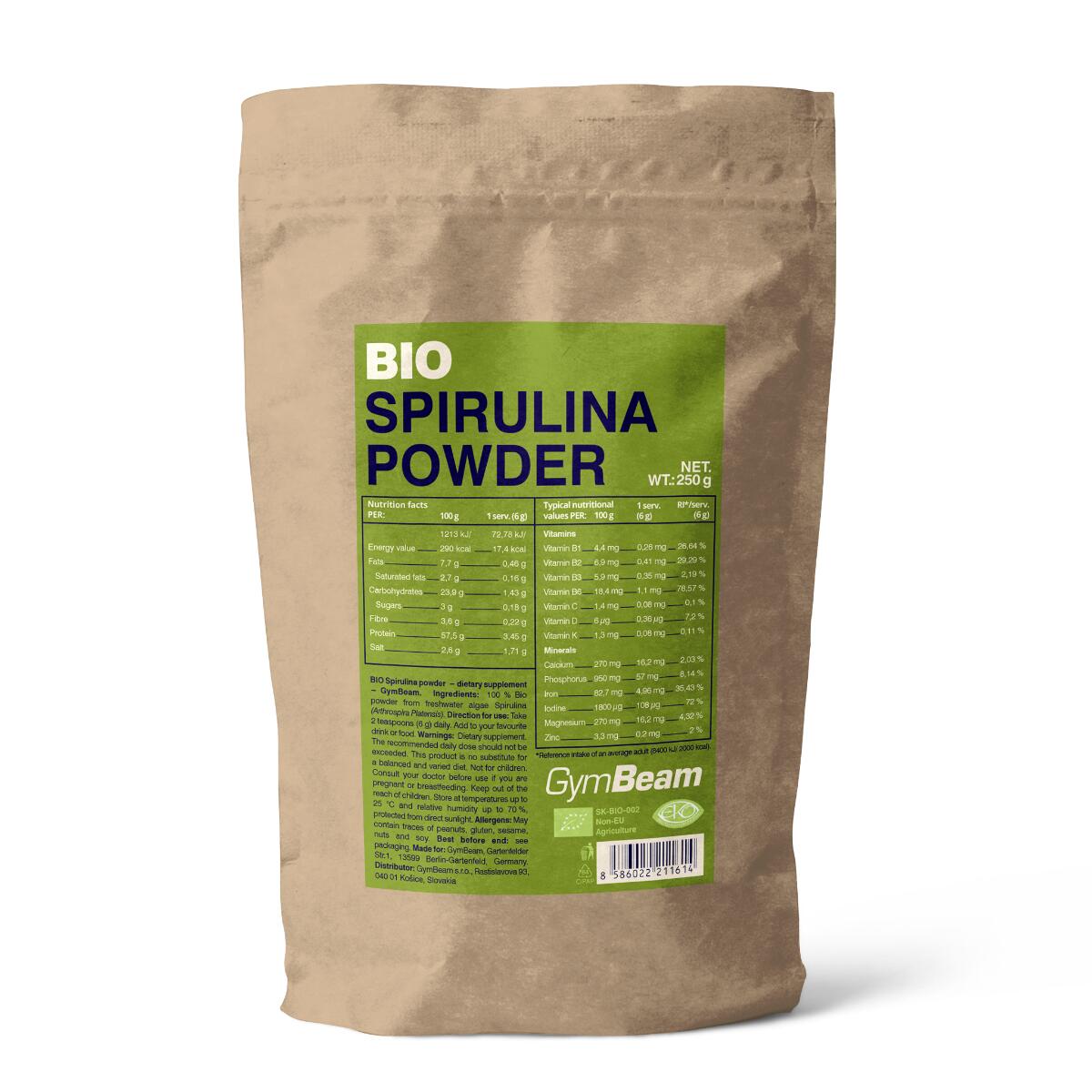 Spirulina BIO proszek bez cukru 250 g