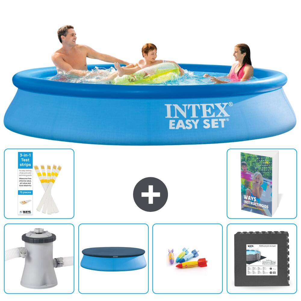 INTEX Basen Easy Set Okrągły - 305x61 cm - 7-częściowy S317