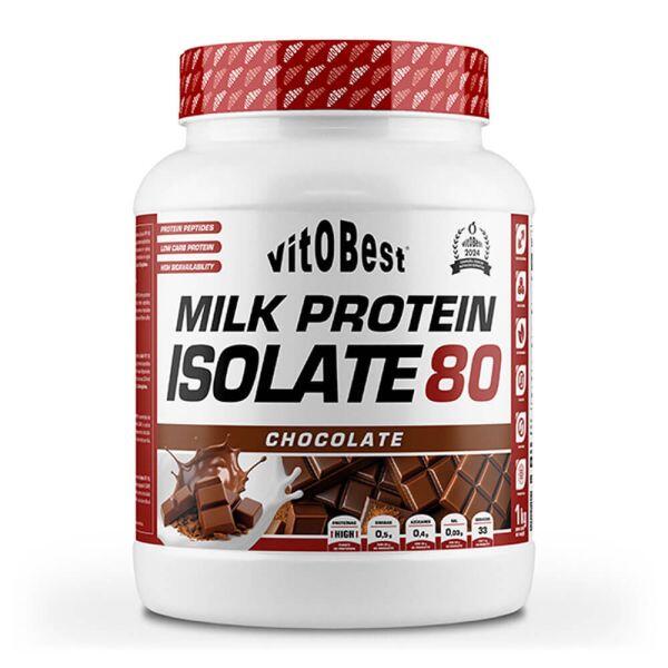 Izolat białka mleka 80 - 1 kg czekoladowy VitoBest