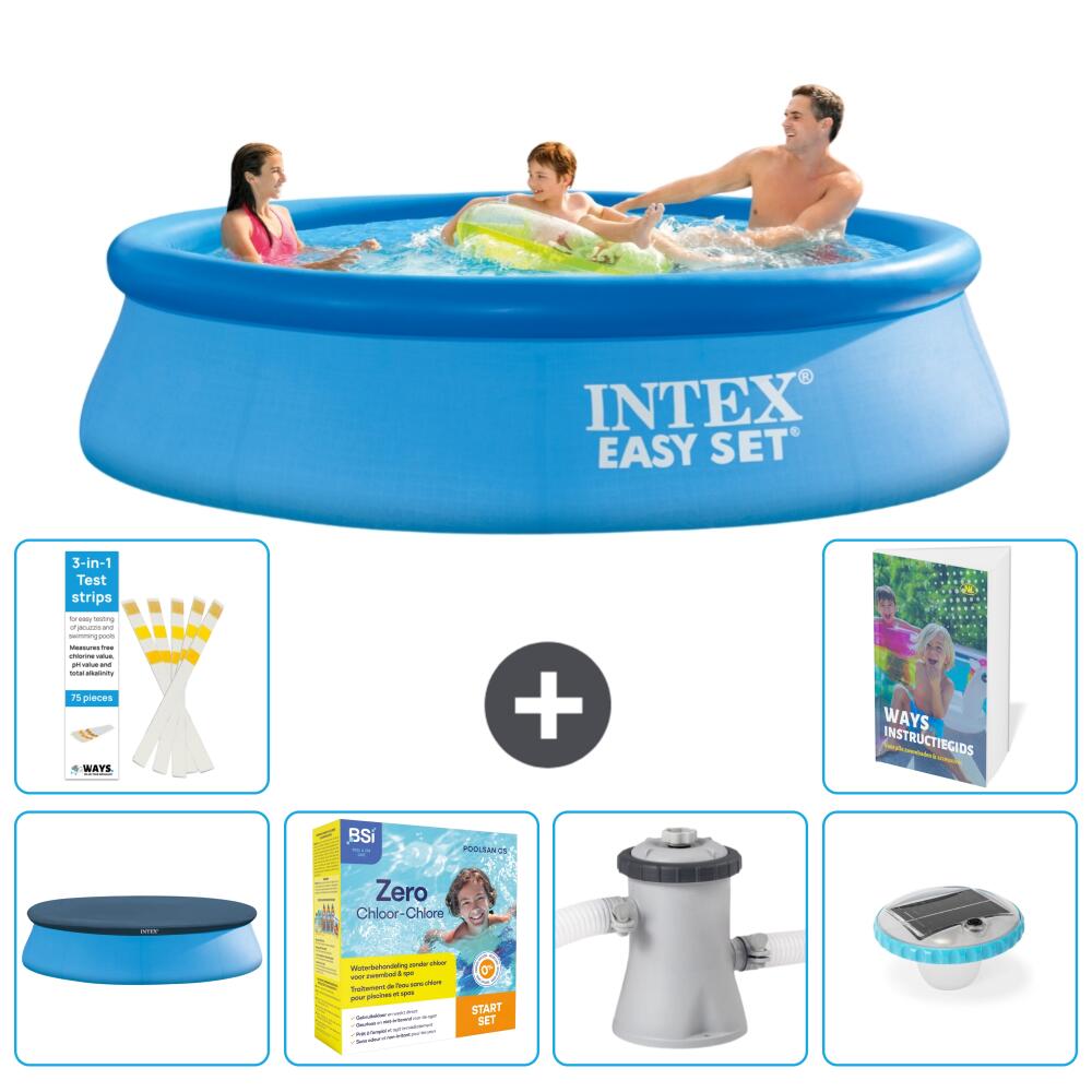 INTEX Basen Easy Set Okrągły - 305x76 cm - 7-częściowy S4