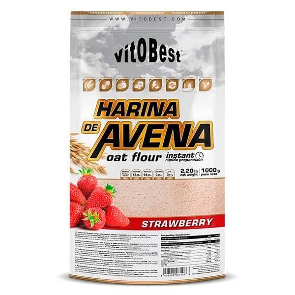 Mąka owsiana - 1kg Truskawka VitoBest