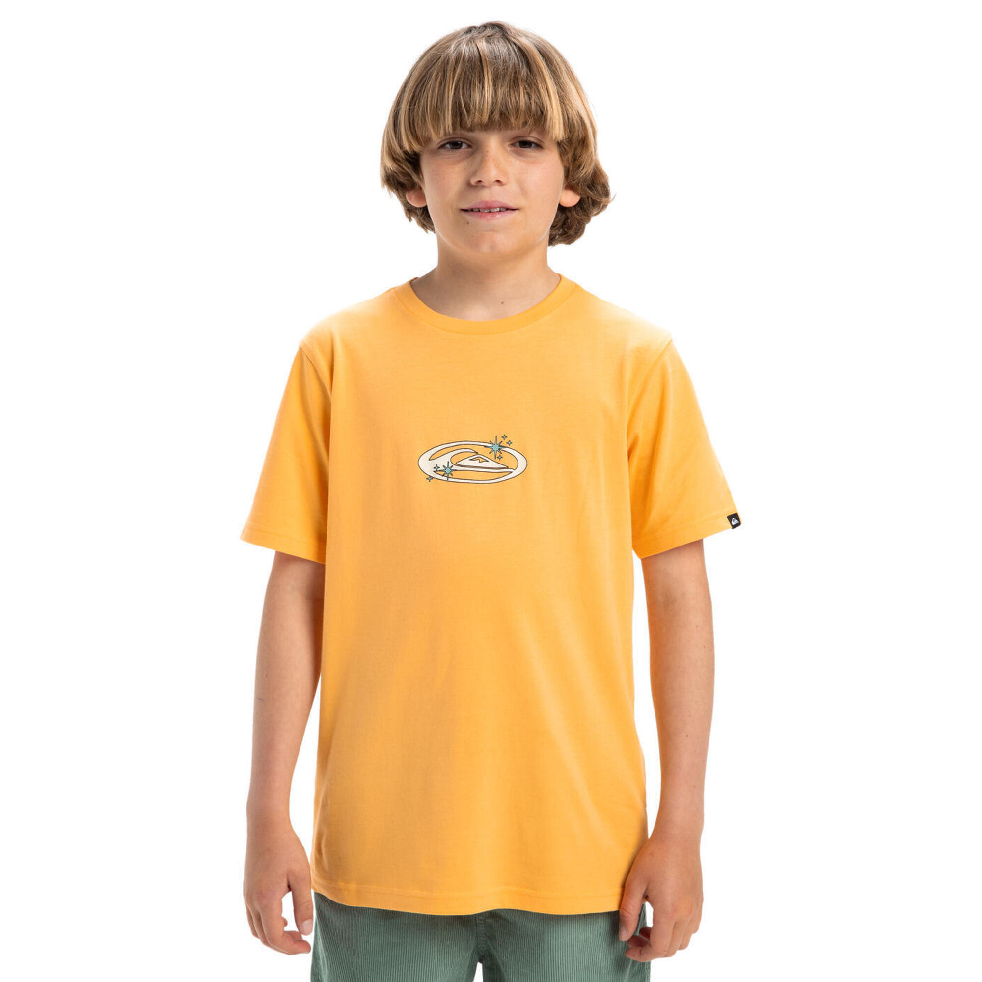 Koszulka z krótkim rękawem dla Chłopcy EVO NATURE MAGIC Pomarańczowy