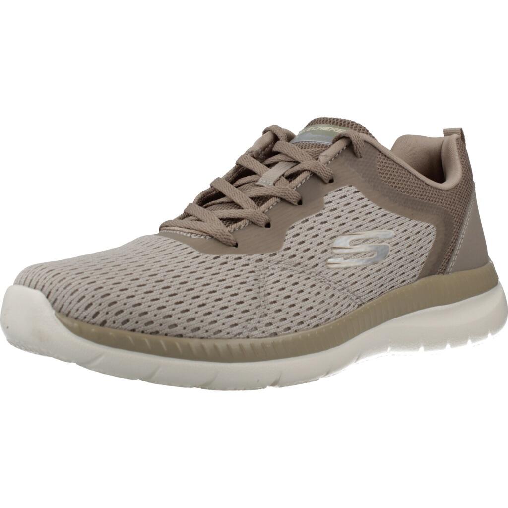 Buty SKECHERS BOUNTIFUL-QUICK PATH Jasnobrązowy