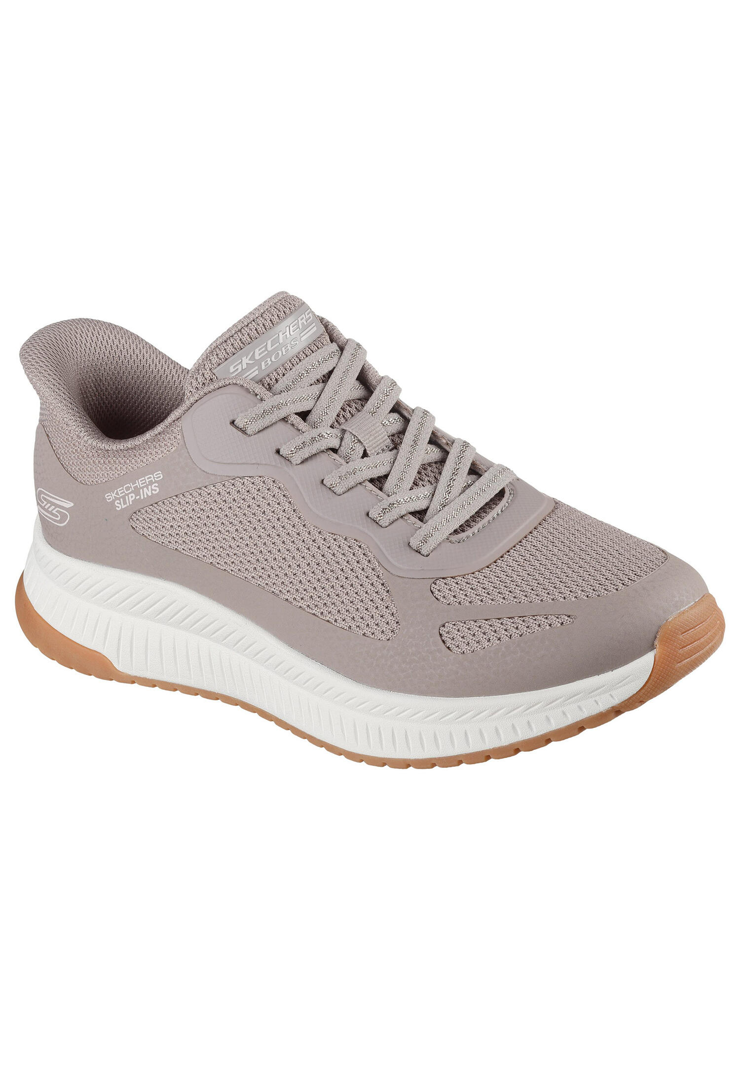 Buty SKECHERS BOBS SQUAD 4 STAPLE LOOK Jasnobrązowy