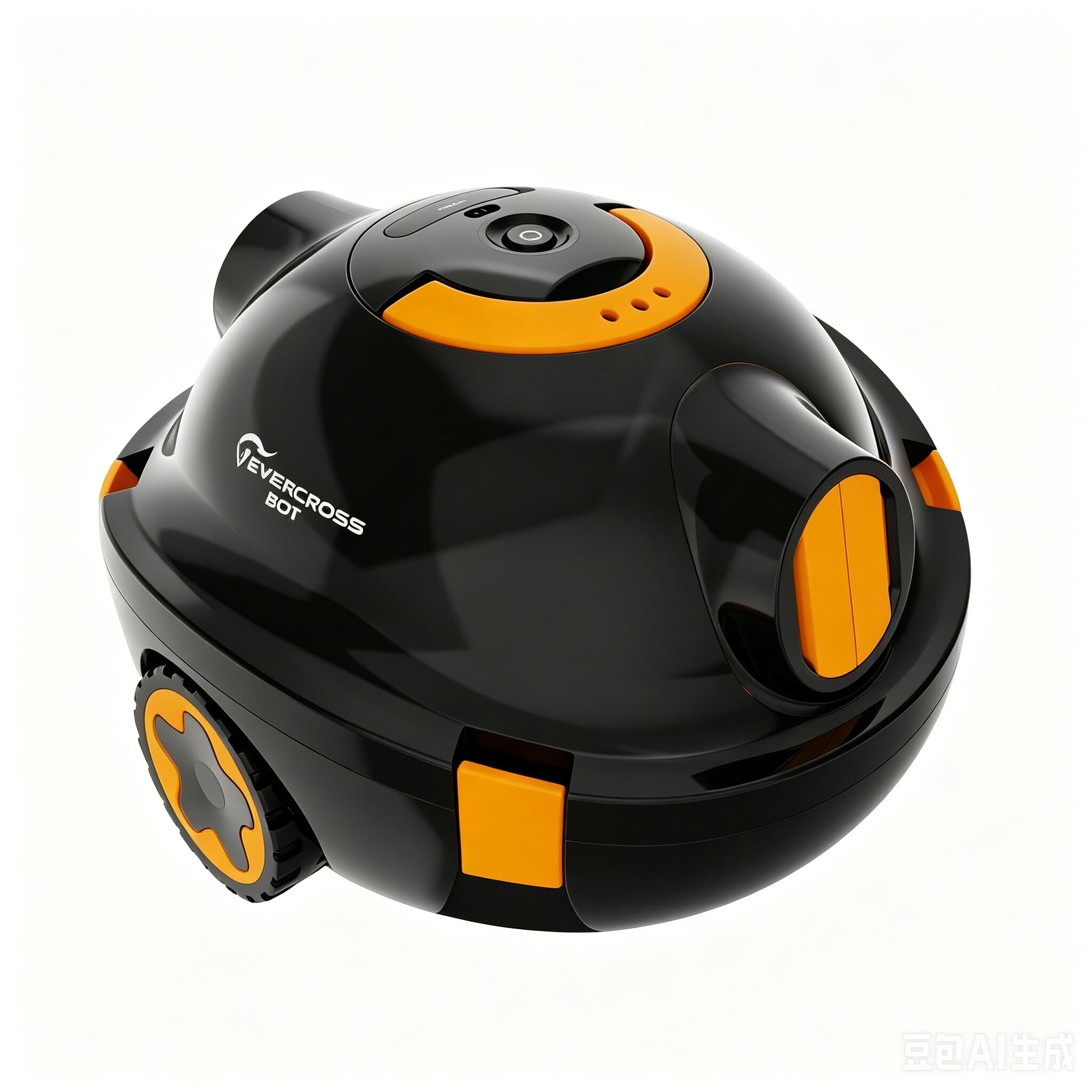 Y10 Bezprzewodowy robot czyszczący basen, automatyczne czyszczenie, czarny