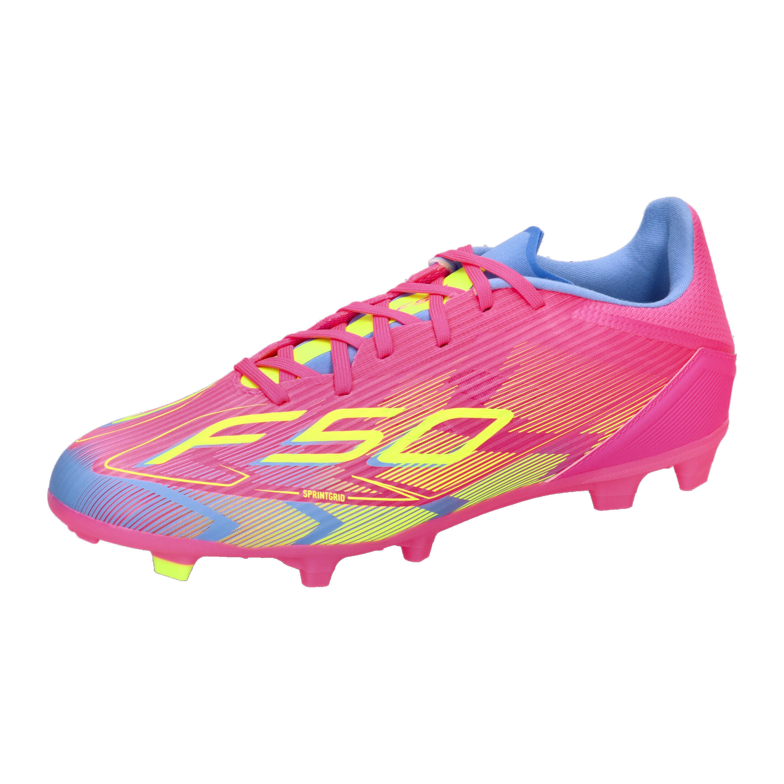 Zdjęcia - Buty piłkarskie Adidas   F50 League FG/MG Różowy/Fioletowy/Żółty 44  (UK 10)