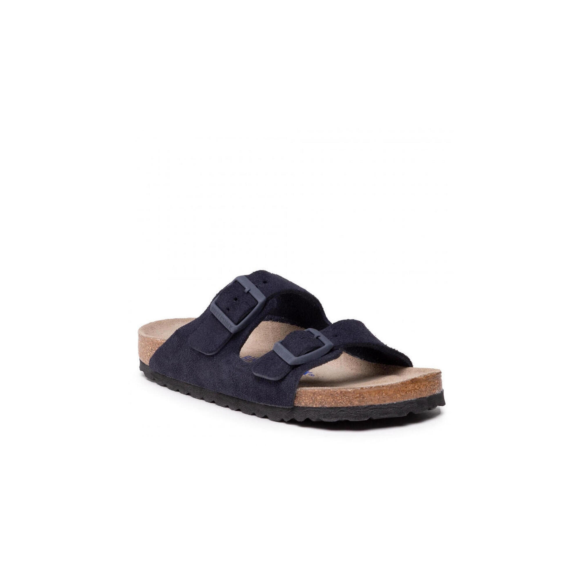 Klapki damskie Birkenstock Arizona Sfb Midnight Narrow Fit