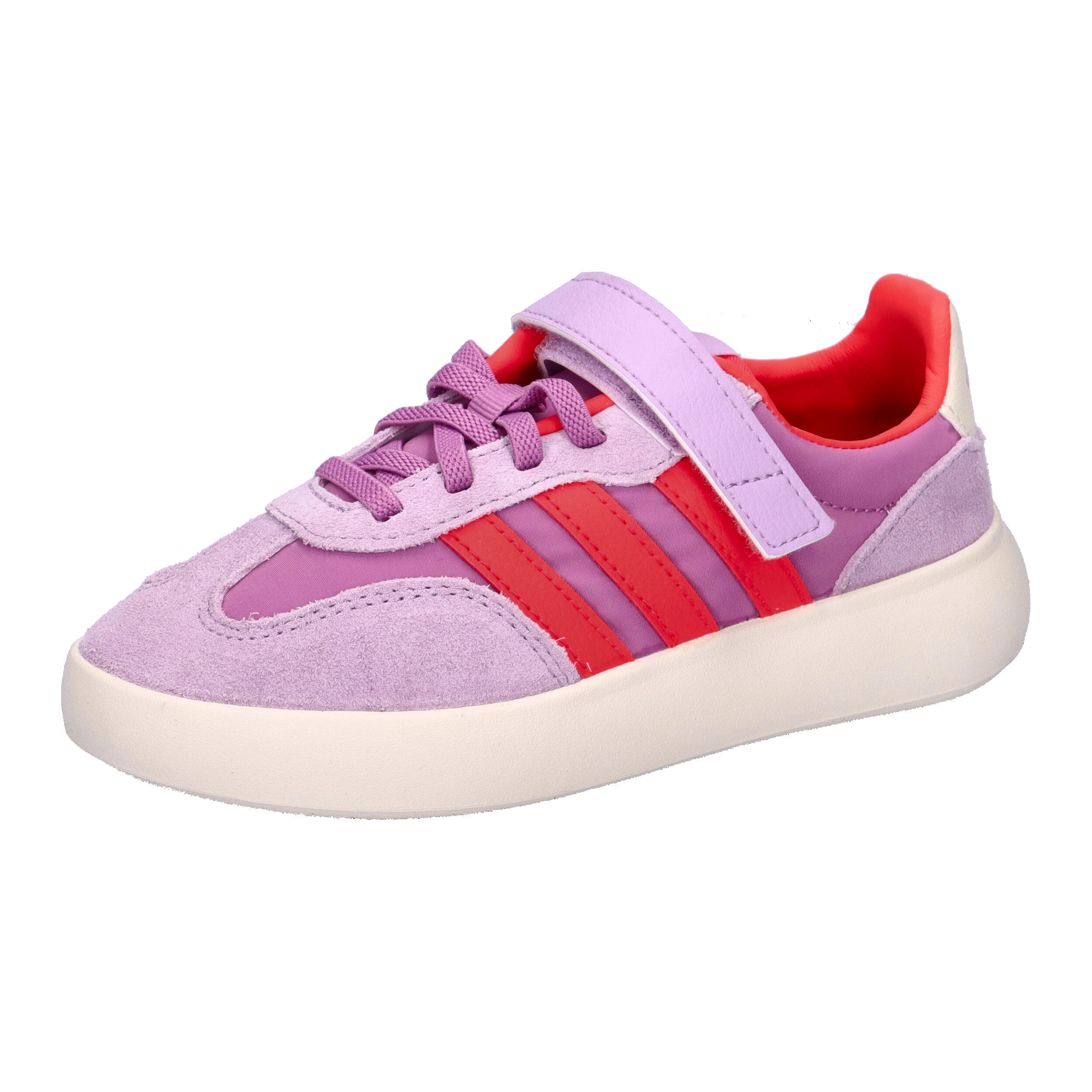adidas Barreda Decode buty dziecięce, nylon z zamszem, fioletowe