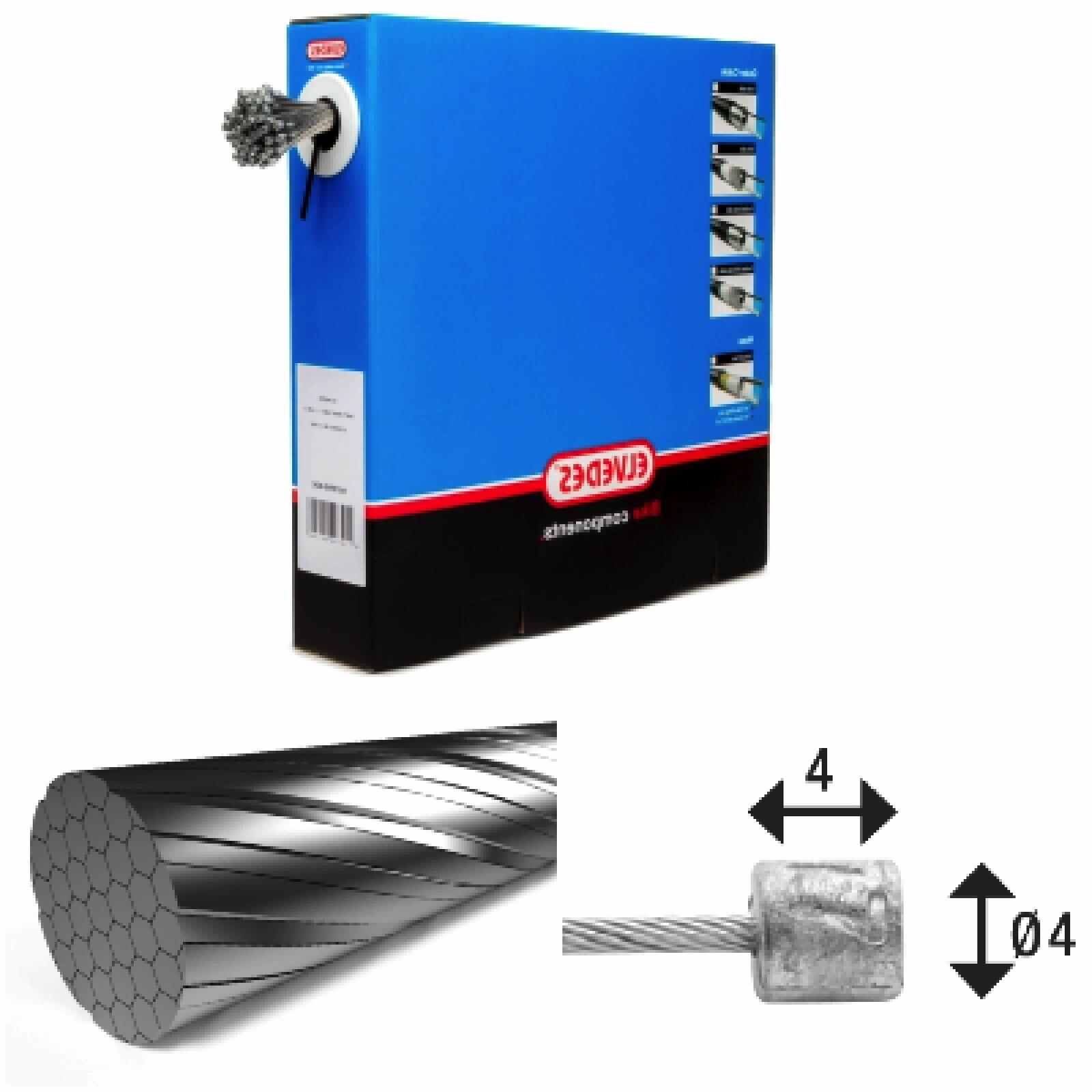 Kable przesyłowe ze stali nierdzewnej z głowicą N Elvedes (x100)