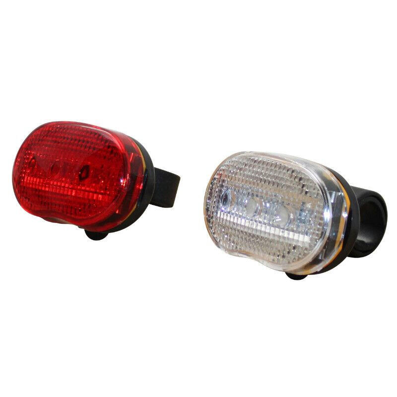 zestaw oświetleniowy zasilany bateriami na kierownicę i wspornik siodła dostarcz