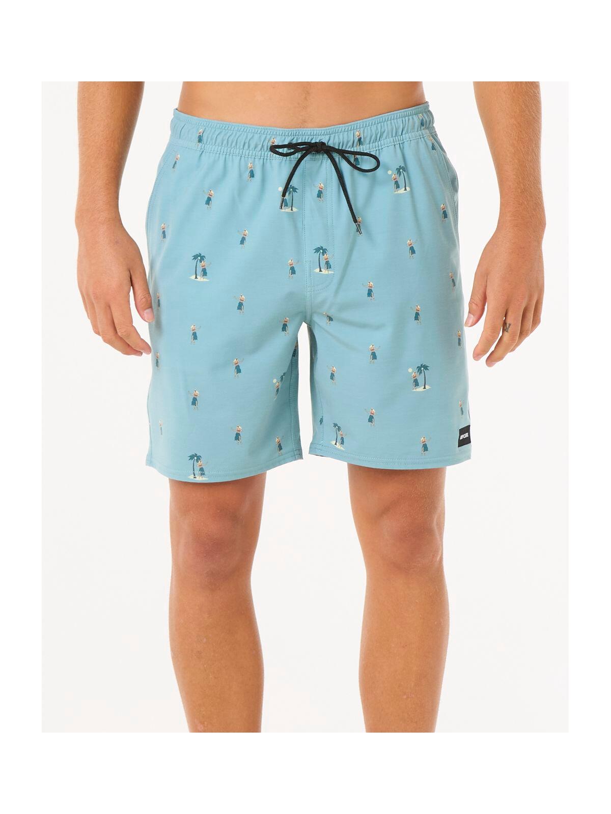 Spodenki surfingowe męskie Rip Curl Hula Breach Volley Niebieski