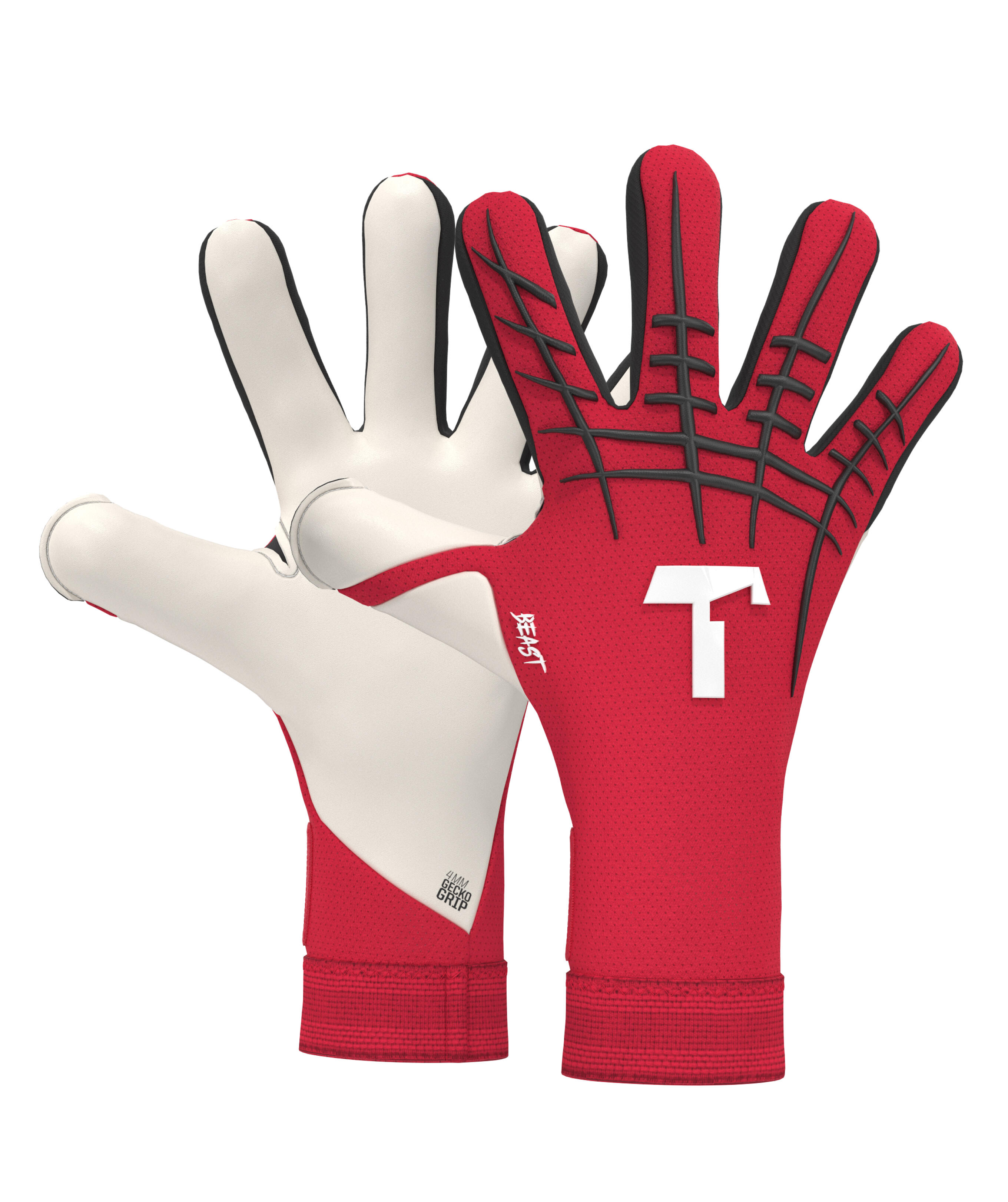 Rękawice bramkarskie seniorskie T1tan Red Beast 3.0