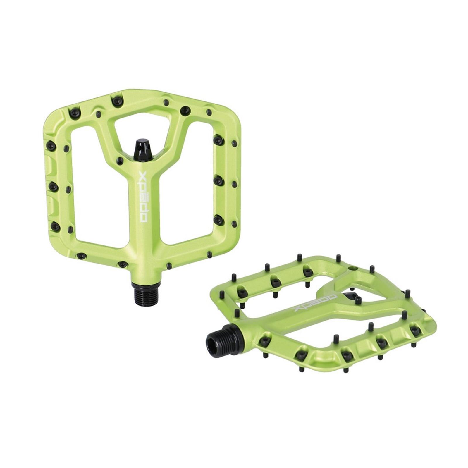Pedał MTB/platformowy TRIDENT, limegreen, 9/16”