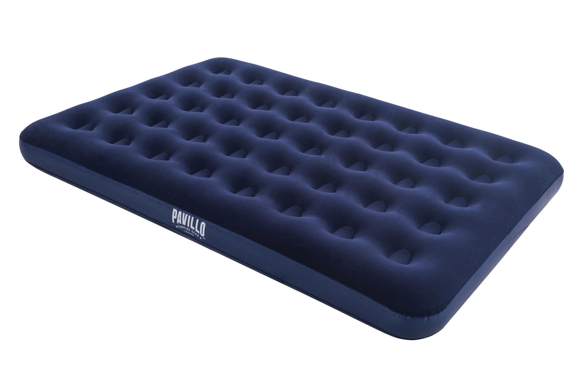 Bestway Double Flocked Airbed Inflatable Home Camping Airbed
