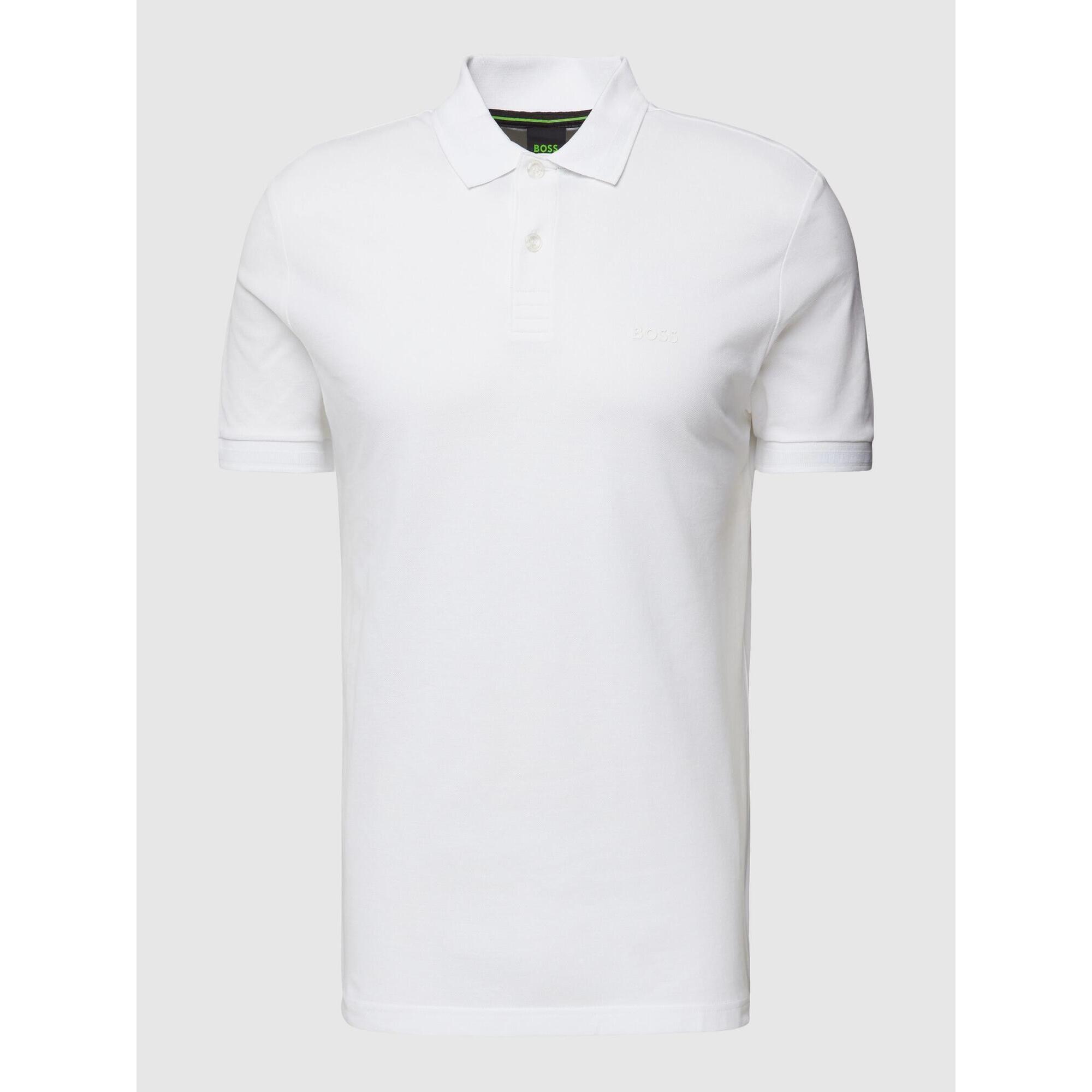 Koszulka Polo męska BOSS Pio 1 BIANCO regular fit biała (50507583-100)