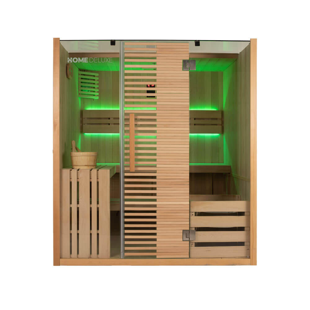 Sauna tradycyjna OMAHA - 180 x 150 cm dla 4 osób