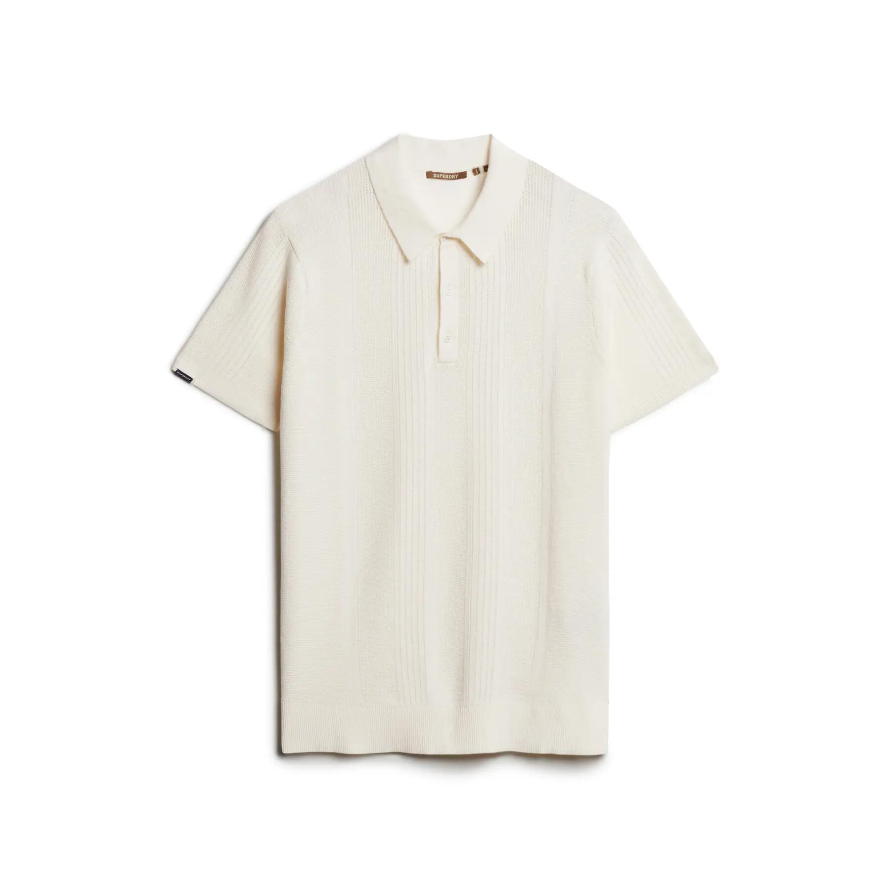 Dzianinowa koszulka polo Superdry