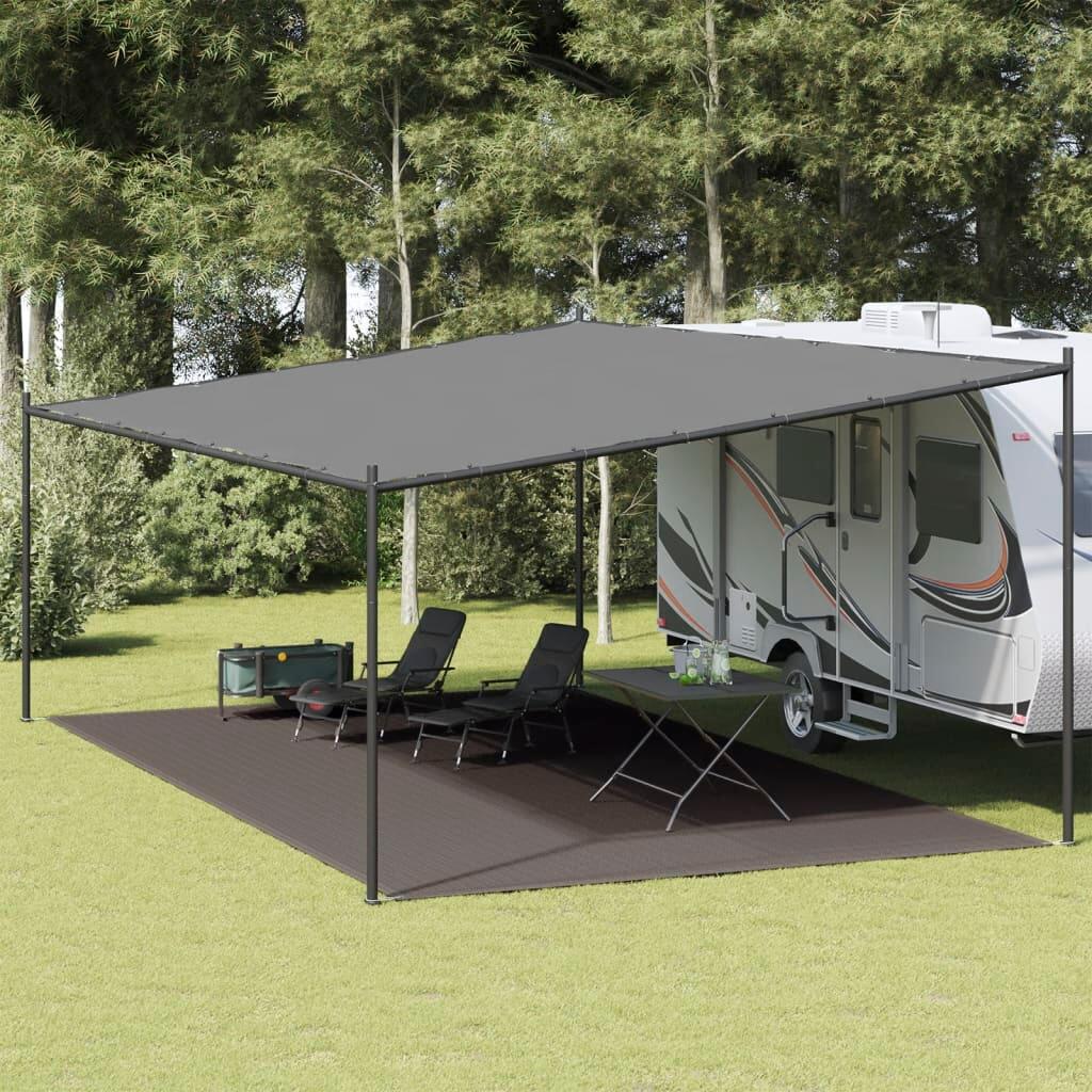VidaXL Dywanik pod namiot 400 x 600 cm antracyt