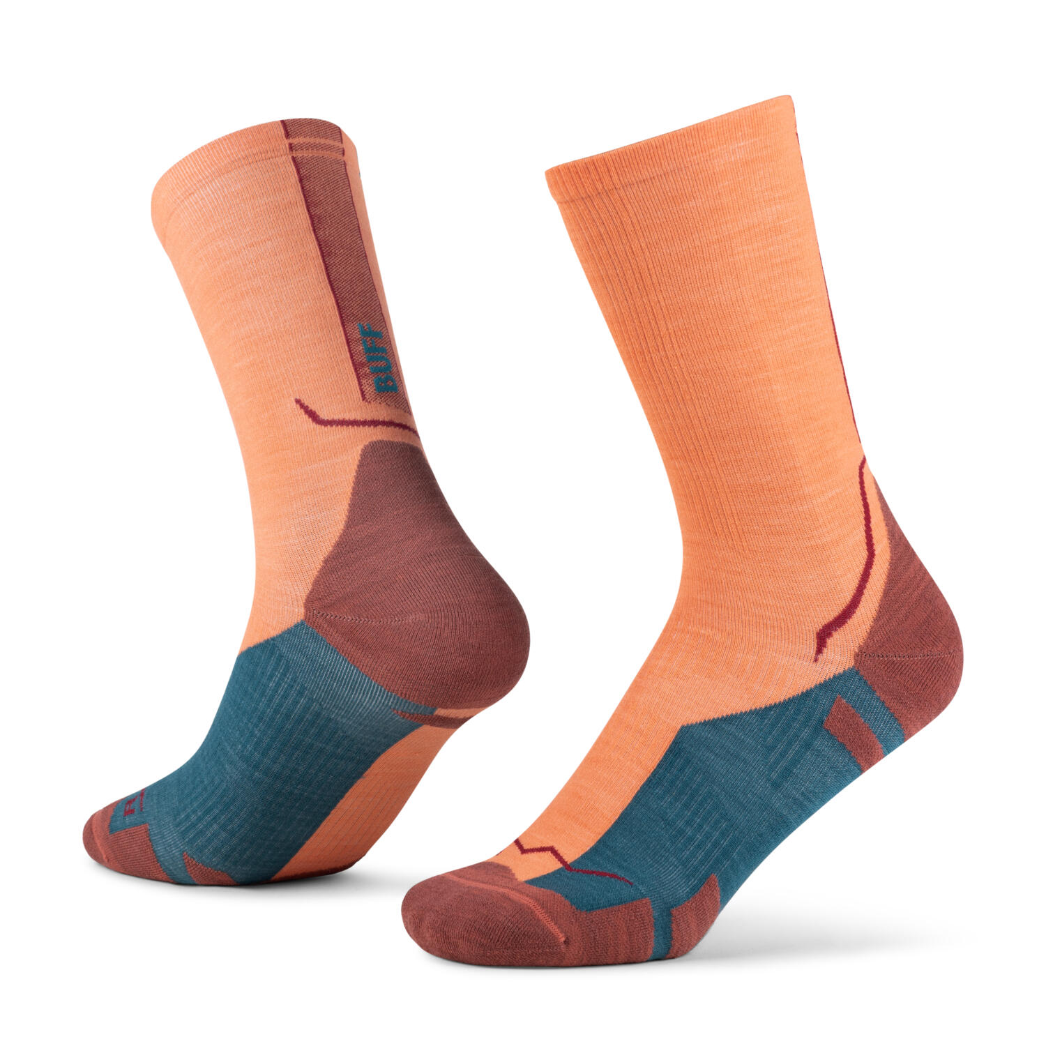 Skarpetki Buff MERINO LIGHTWEIGHT CREW SOCK LWC4 FLAMINGO
