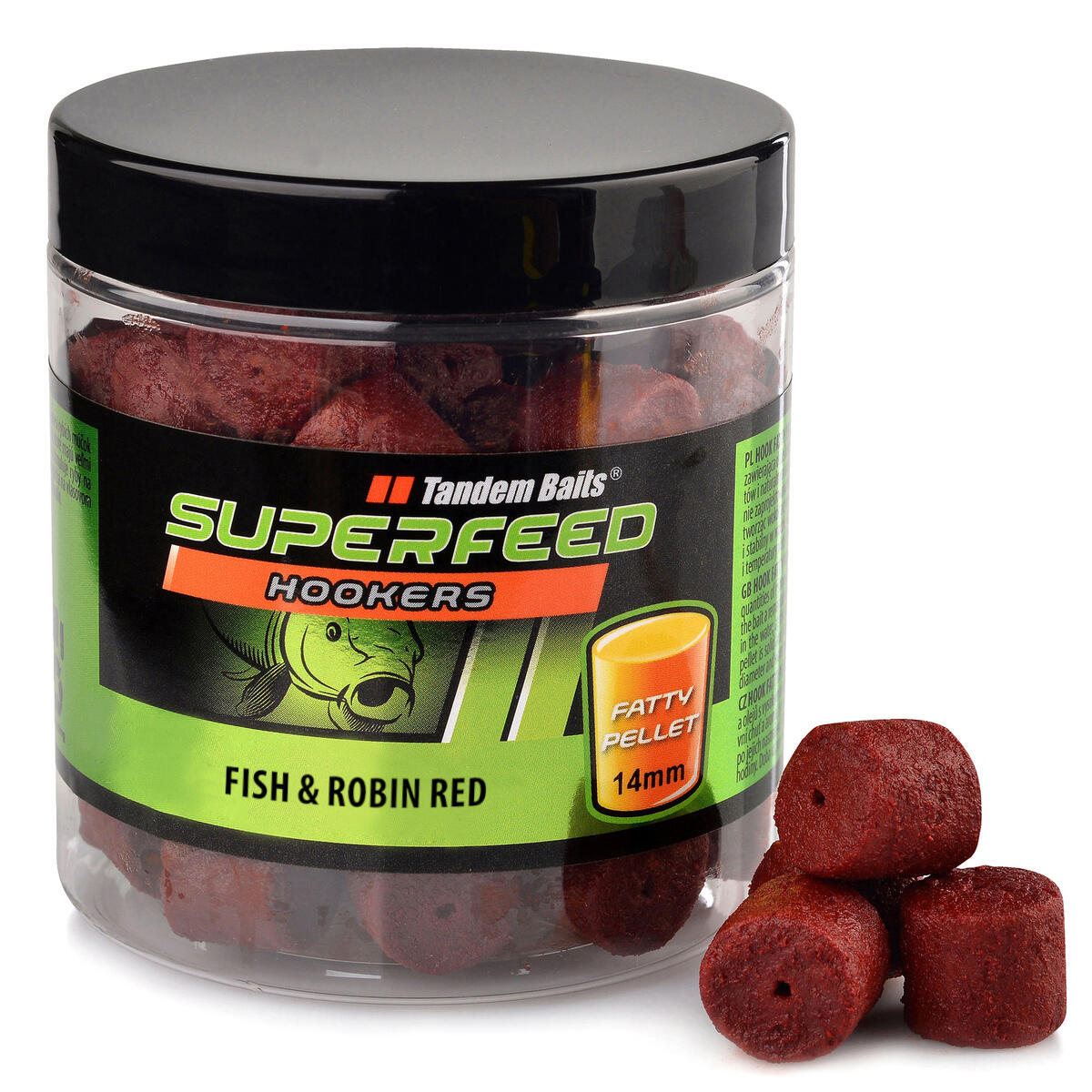 Haczykowy pellet Fatty SuperFeed 14mm/150g Fish&Robin Red