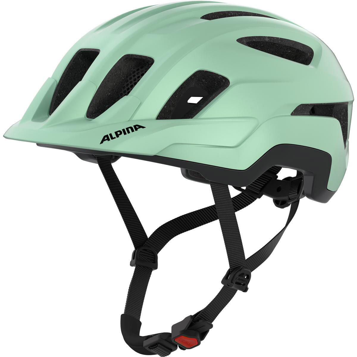 Kask rowerowy Olympic Sportswear Alpina 59-62 matowy pastelowy zielony