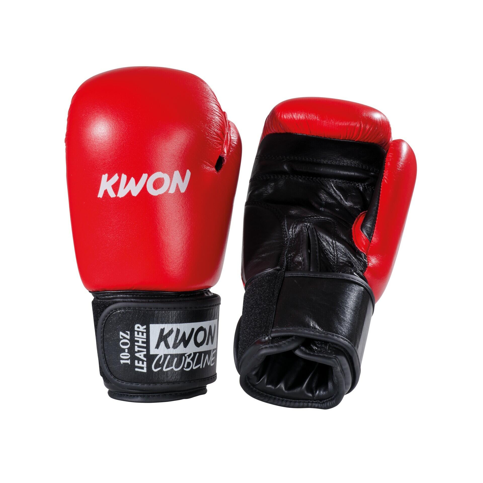 Skórzane rękawice bokserskie Kwon Clubline Pointer