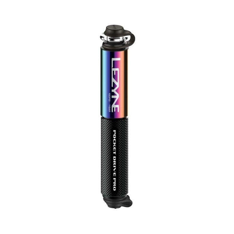 Lezyne Pocket Drive Pro pompka ręczna 140 mm, aluminium CNC, 160 psi.