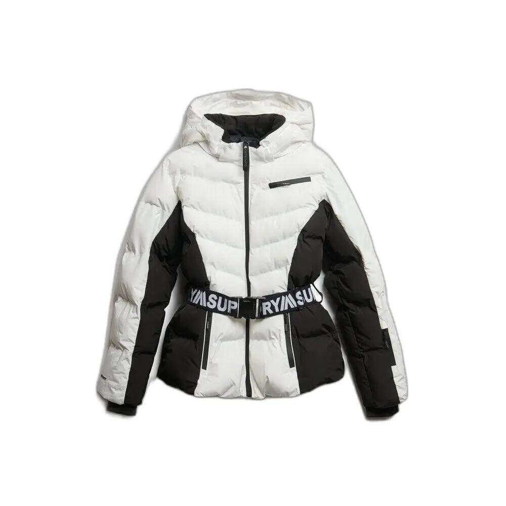 Kurtka puchowa z paskiem dla kobiet Superdry