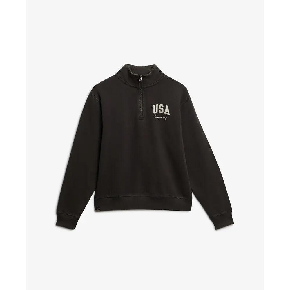 Kobiece sweatshirt z półzamkiem Superdry Athletic Essentials