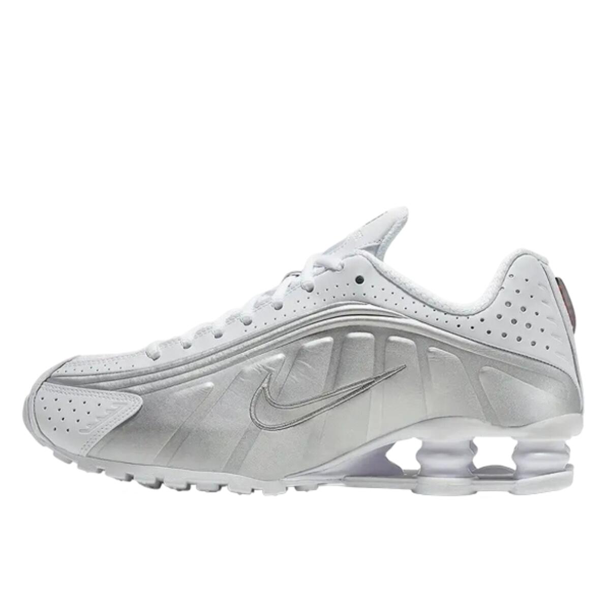 Buty do chodzenia dla dorosłych Nike Shox R4 White Metallic Silver (2019/2024)