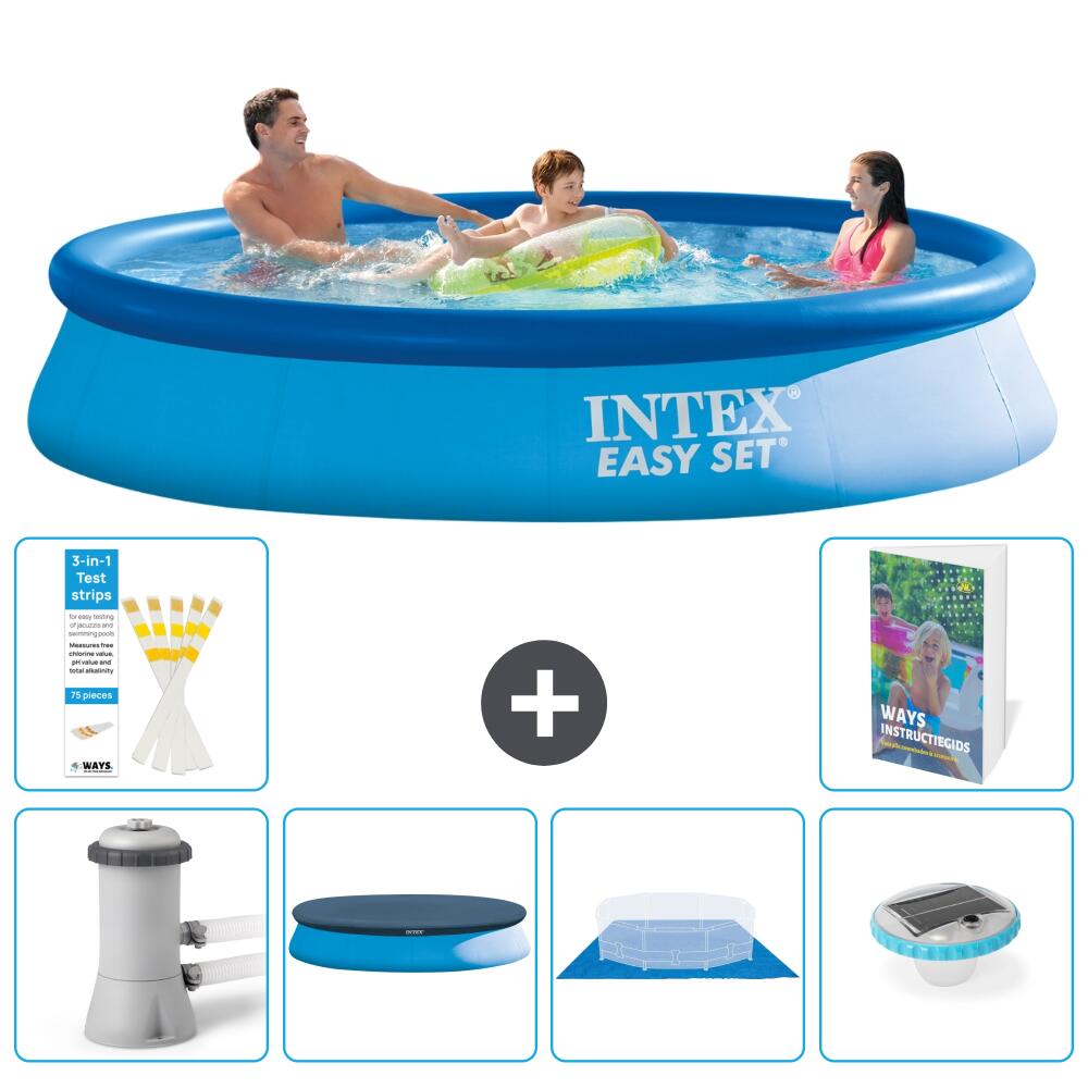 INTEX Basen Easy Set Okrągły - 366x76 cm - 7-częściowy S248