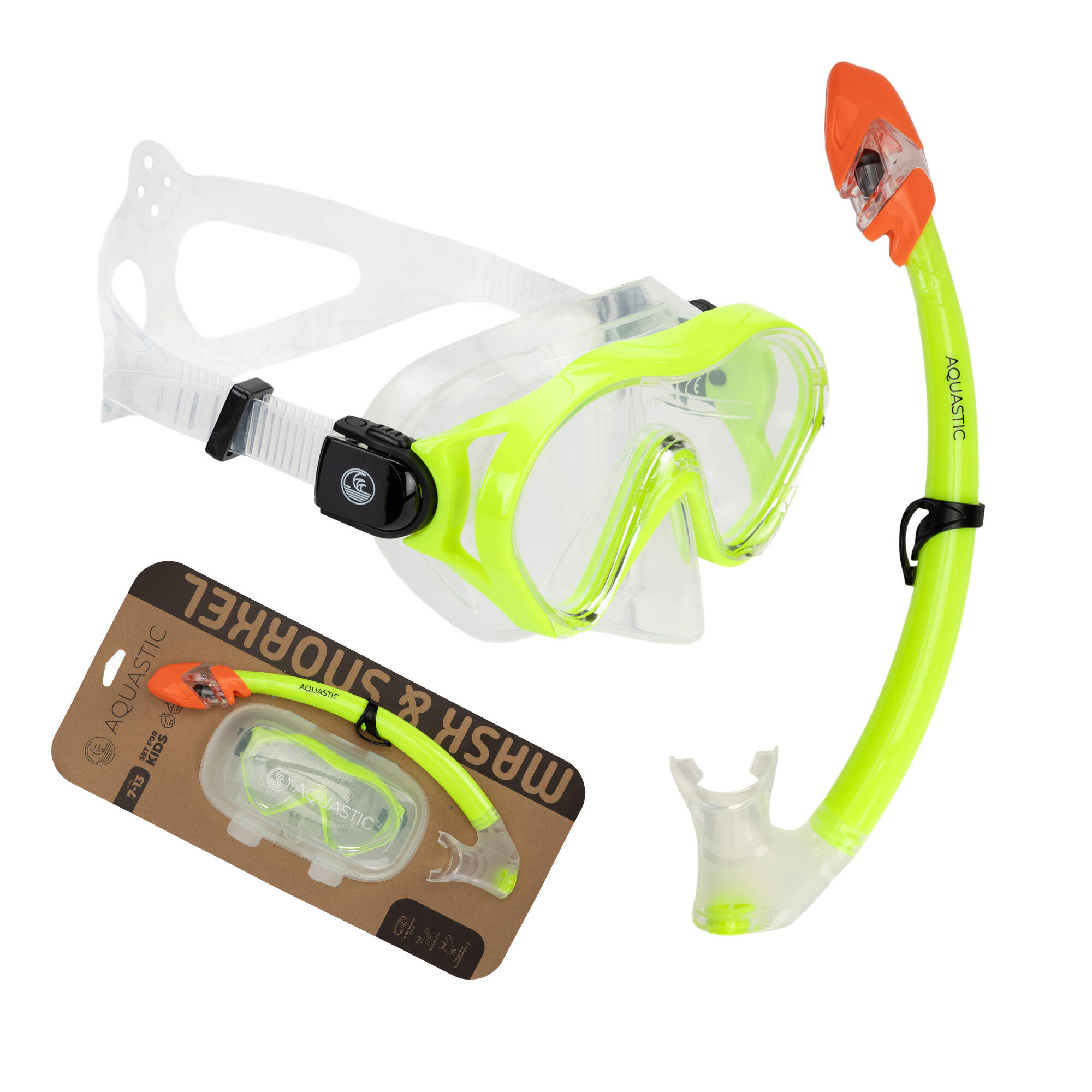 Zestaw do snorkelingu dziecięcy AQUASTIC Minke