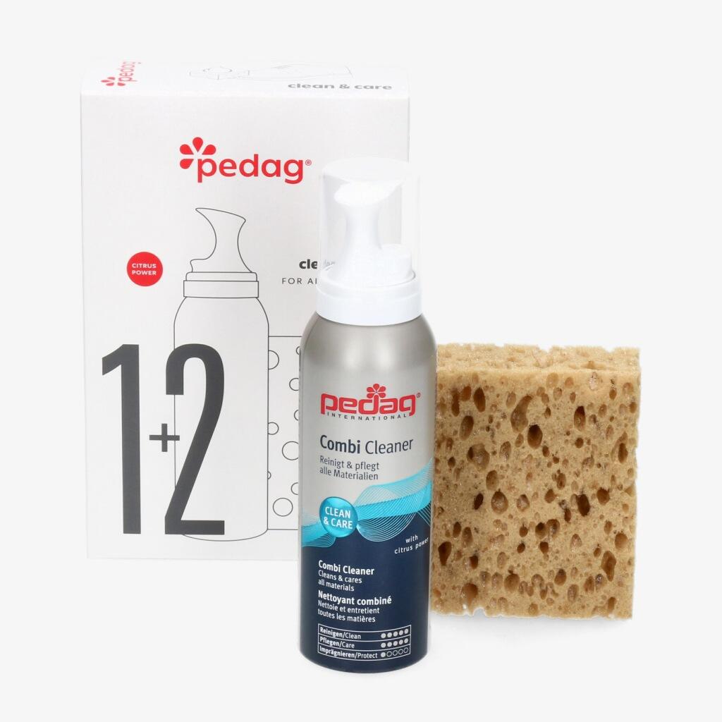 PEDAG Combi Foam Set – pianka czyszcząca z gąbką do butów