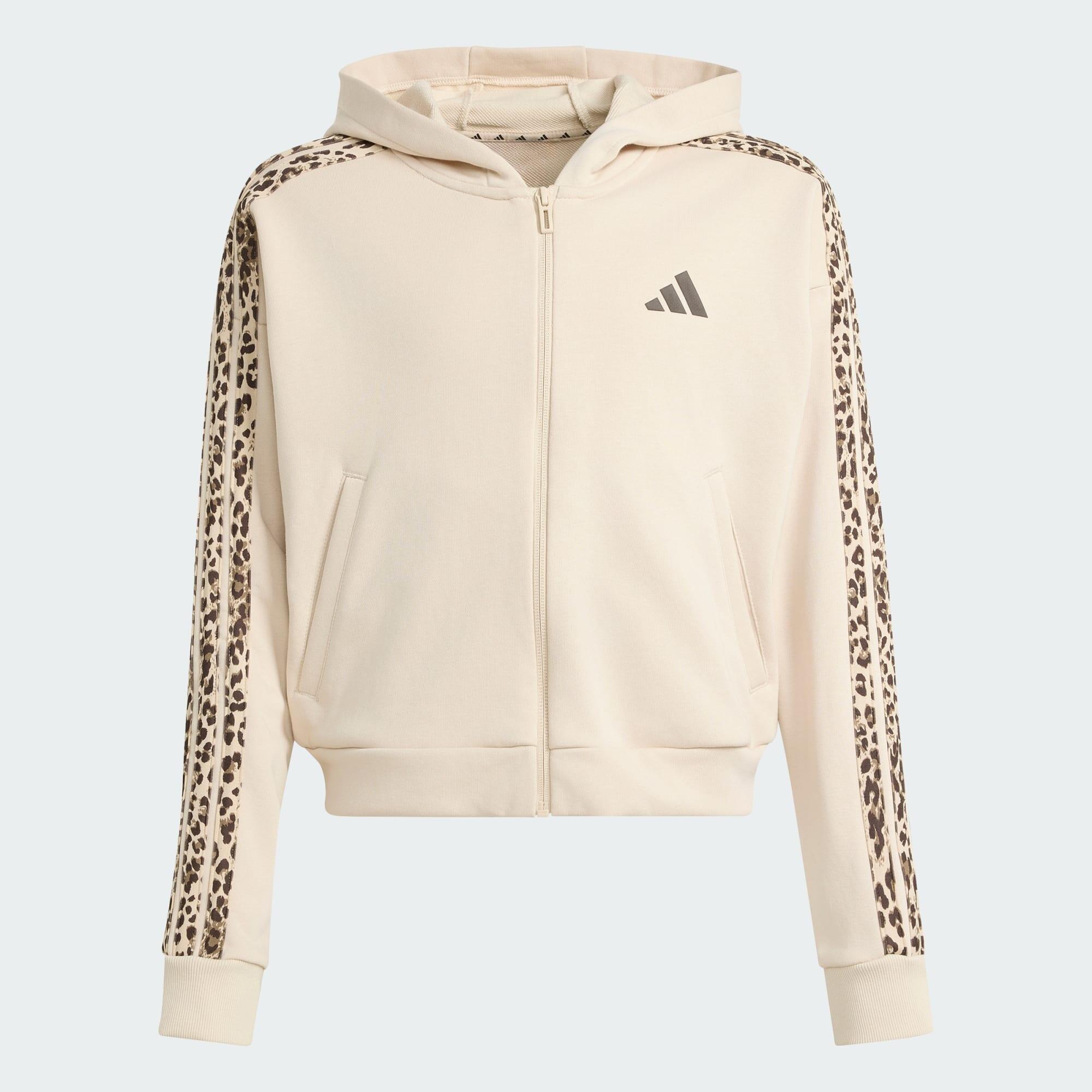 BLUZA Z KAPTUREM SEASONALS ANIMAL Z SUWAKIEM NA CAŁEJ DŁUGOŚCI