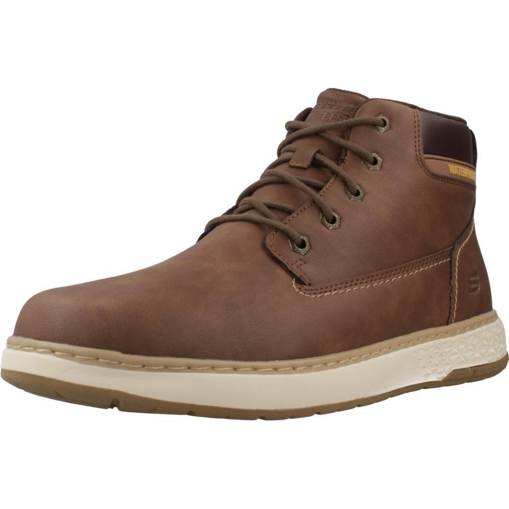 Buty SKECHERS GARLAN - DENO Brązowy