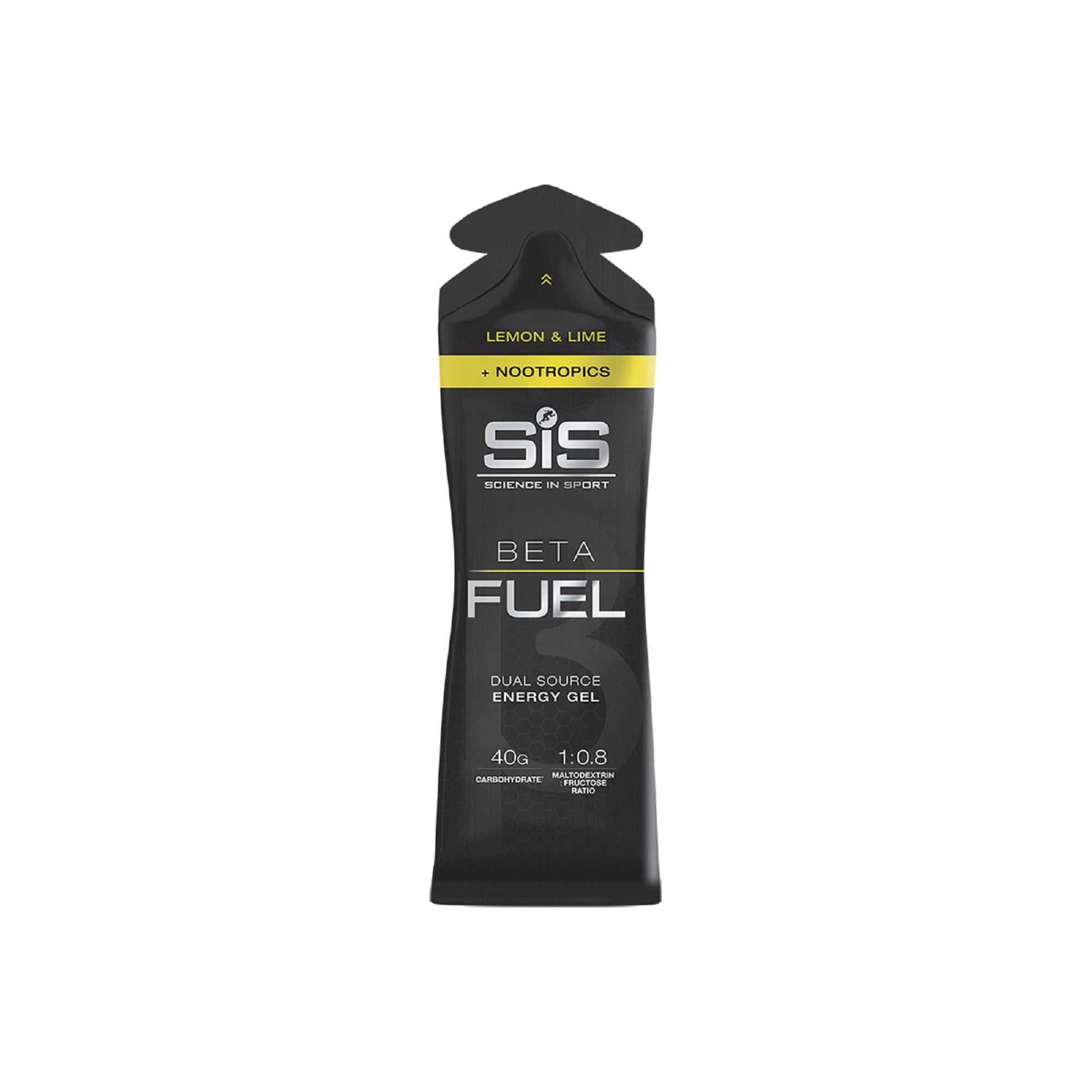 Фото - Вітаміни й мінерали ZEL Żel energetyczny SIS beta fuel +nootropics cytryna&limonka 60ml 