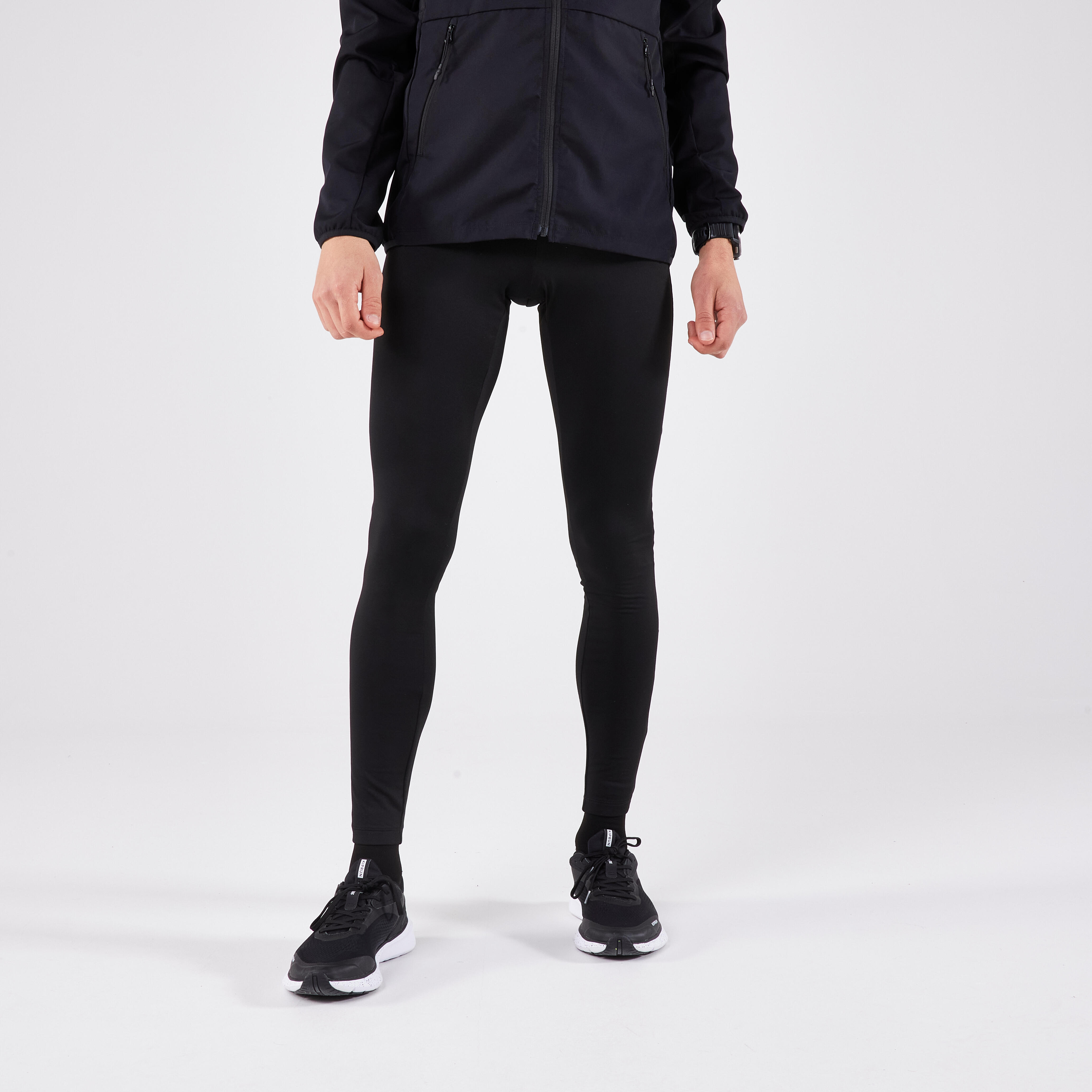 Legginsy do biegania męskie Kiprun Run 100 Warm ocieplane