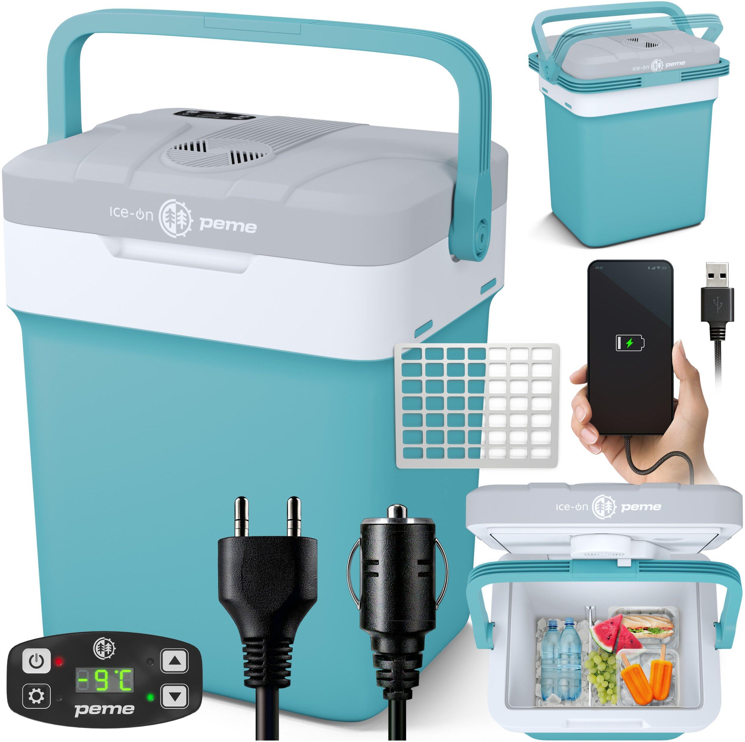 Lodówka turystyczna kempingowa samochodowa przenośna Ice-on 26L 12/230v biwak