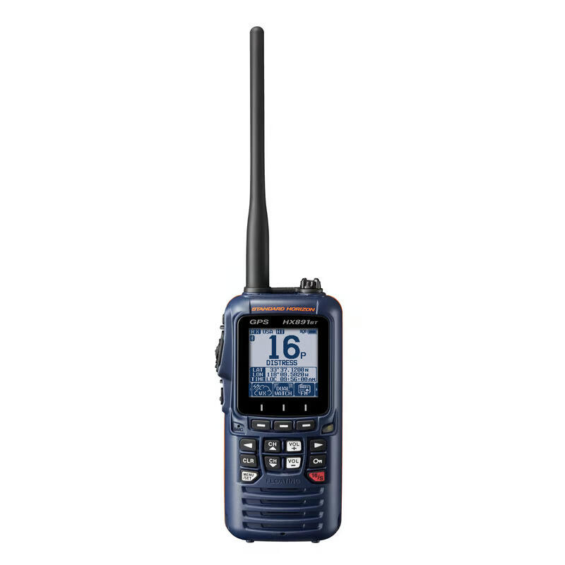 Przenośny wodoodporny VHF z Bluetooth, GPS, DSC Standard Horizon