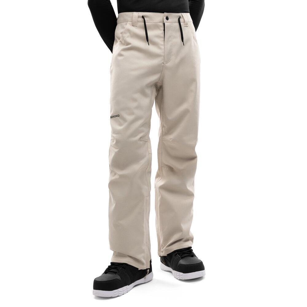 Męskie spodnie snowboardowe hardshell Sporty zimowe Siroko P2 Naeba