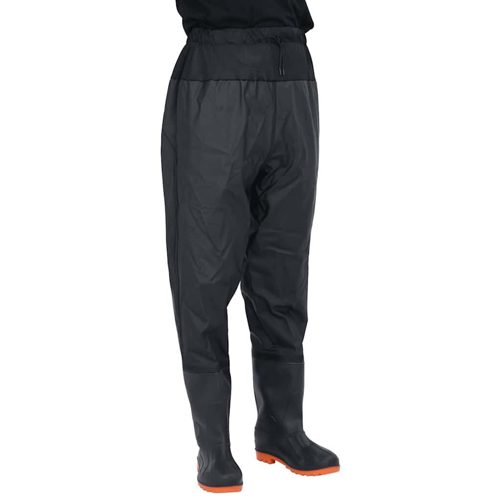 VidaXL Waders z butami rozmiar 46 czarny